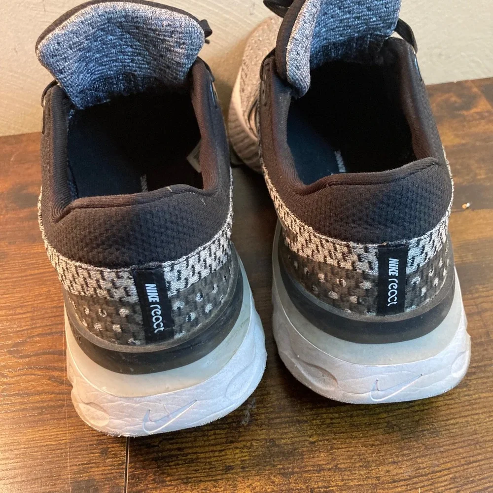Nike React Infinity Run Flyknit 3 Mens 14 Grey Black Running Shoes DH5392-006